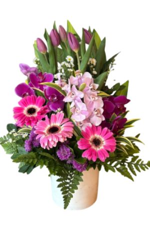 FLORERO ROSA