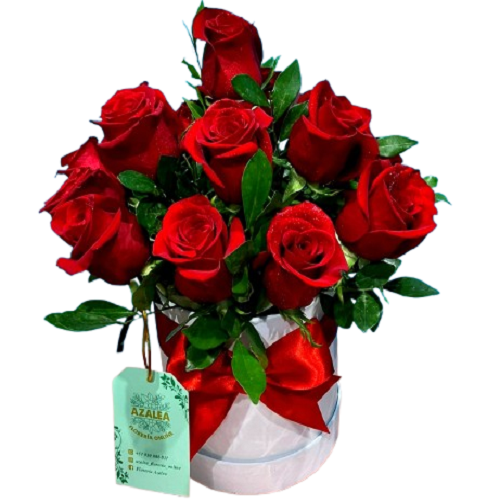 BOX FLORAL EXCLUSIVO DE ROSAS ROJAS