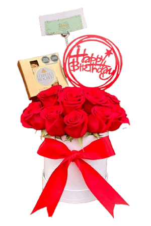ARREGLO DE ROSAS AMOR VERDADERO