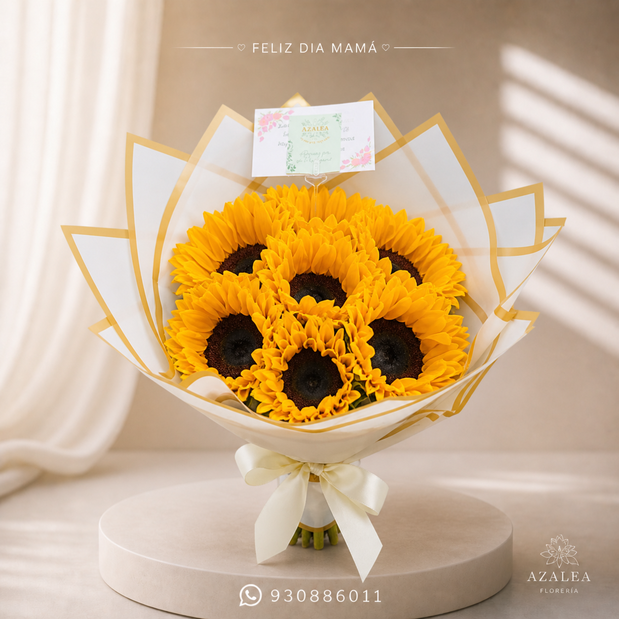 RAMO GIRASOLES RADIANTES
